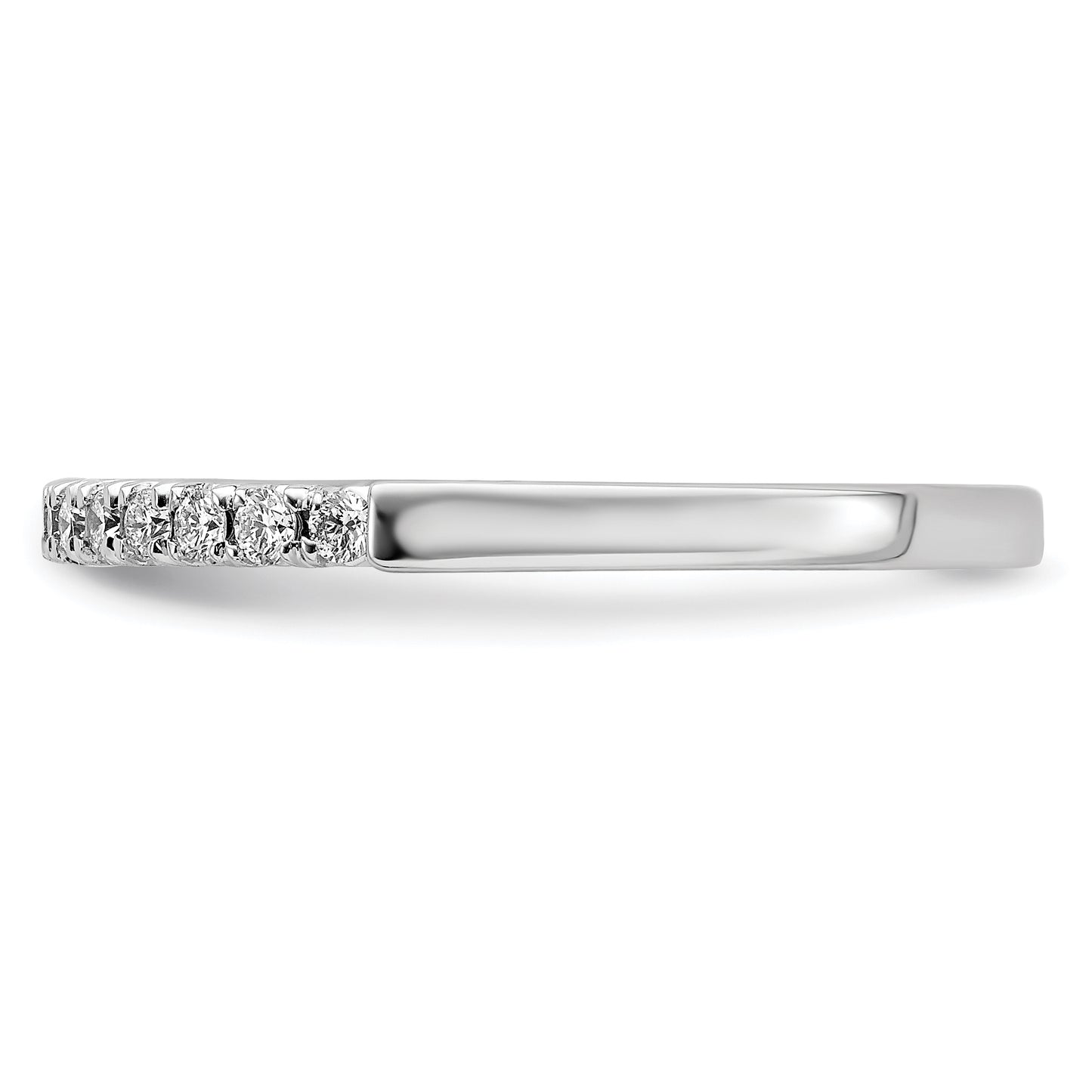 14K White Gold Lab Grown Diamond VS/SI FGH Wedding Band