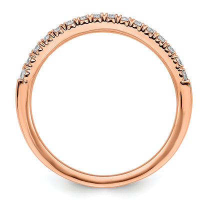 14K Rose Gold Lab Grown Diamond VS/SI FGH Wedding Band