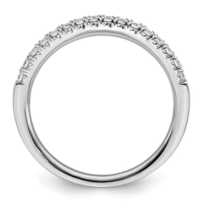 14K White Gold Lab Grown Diamond VS/SI FGH Wedding Band
