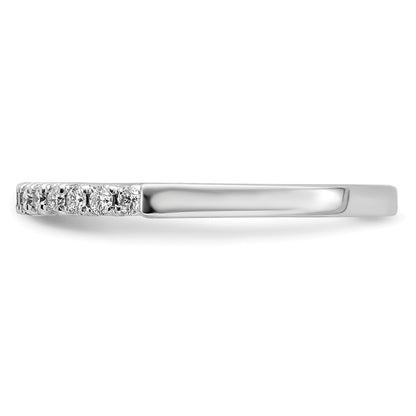 14K White Gold Lab Grown Diamond VS/SI FGH Wedding Band